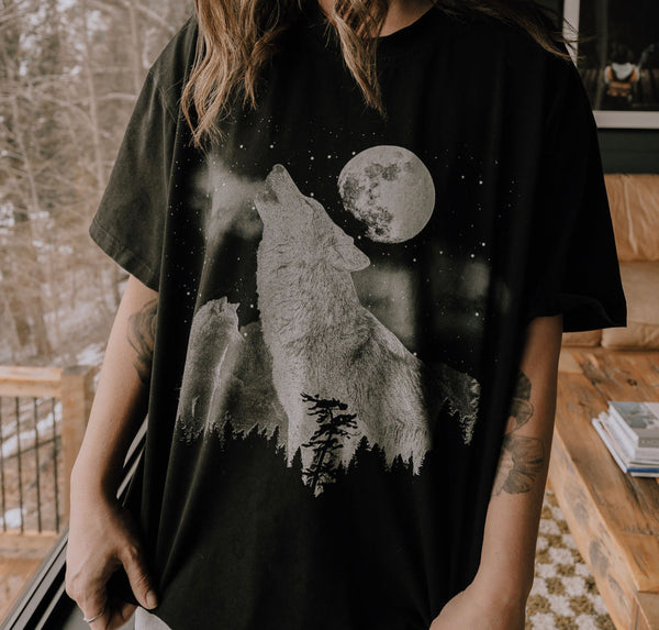 Mineral Vintage Wash - Wolf - Festival Tee