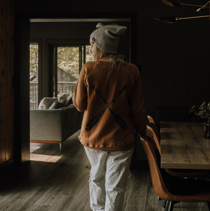 Adult Women’s Crew - Values Crew - Rust