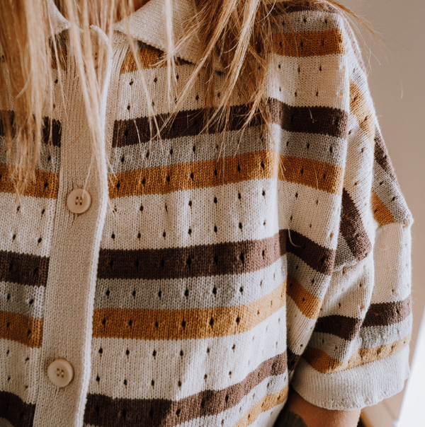 Carry On Retro Crop Knit Top
