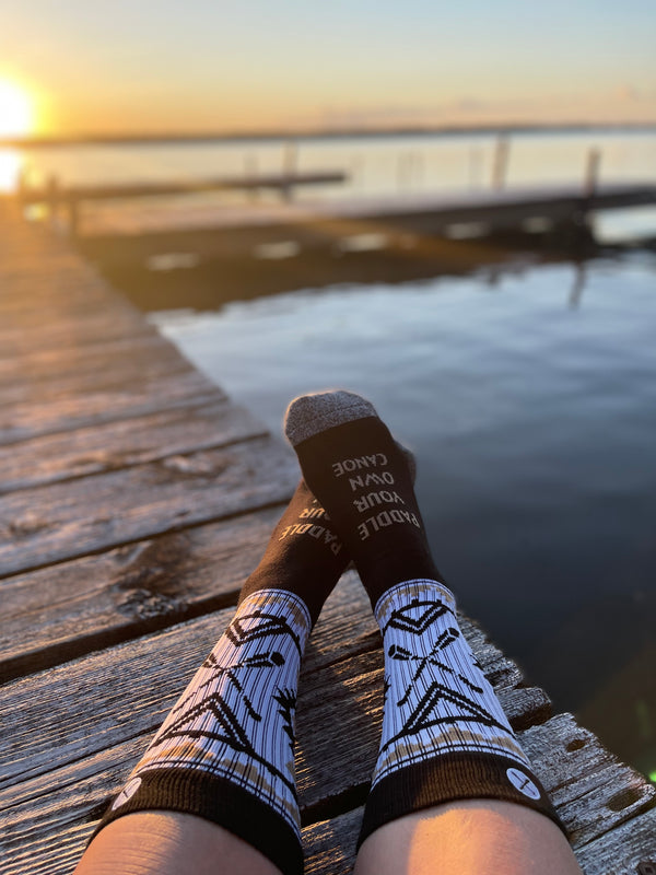 Cabin Socks - Paddle Your Own Canoe