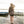 Load image into Gallery viewer, Dockside Knit Cardi - Beech wood brown / grey with black paddles