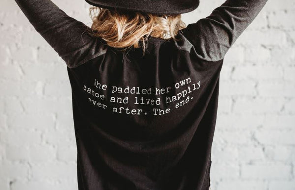 FACTORY SECONDS - The Classic Raglan- She paddled her own canoe