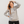 Load image into Gallery viewer, Minimalist Heathered Grey Pine Regular Length Crew - She Paddled...