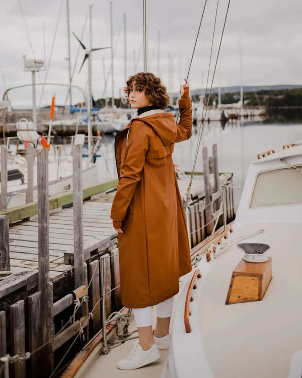 Mernini Raincoat - 42" - Caramel