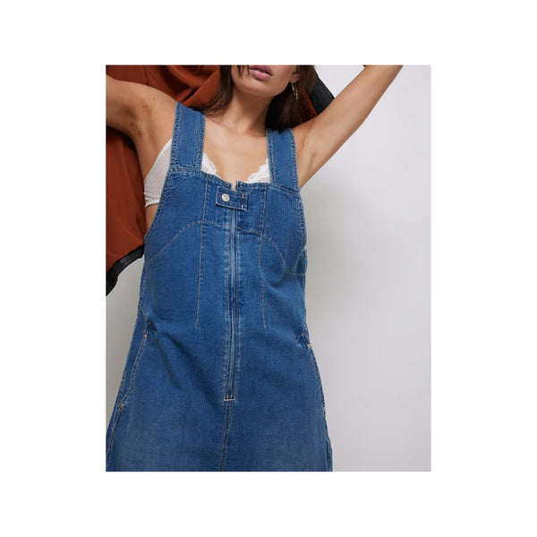 Jude One Piece Overalls - Mid Indigo