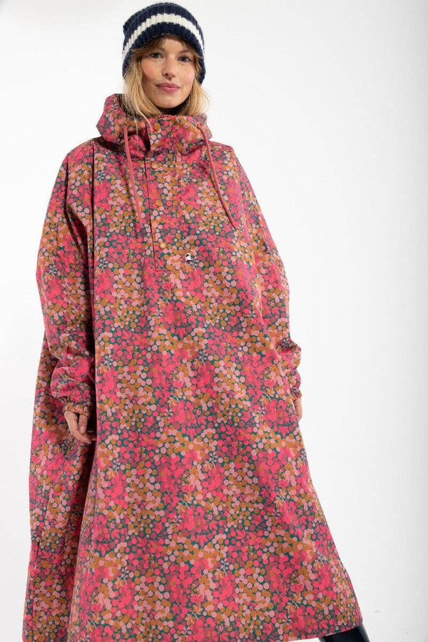 Danedream Drops Rain Poncho Berrygood Pink