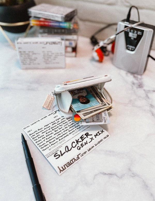 Retro Cassette Wallet | 80s Card Holder Coin Purse | Groovy
