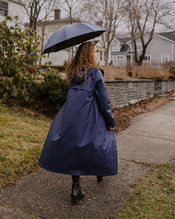 Mernini Raincoat - 42" - Midnight Blue
