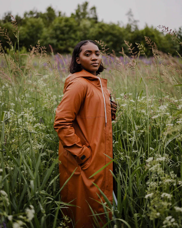 Mernini Raincoat - 42" - Caramel