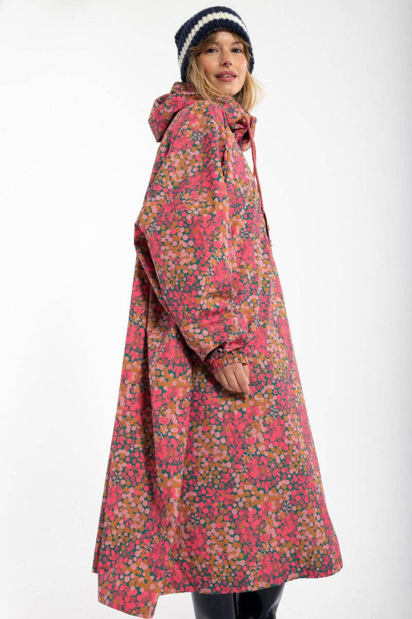 Danedream Drops Rain Poncho Berrygood Pink