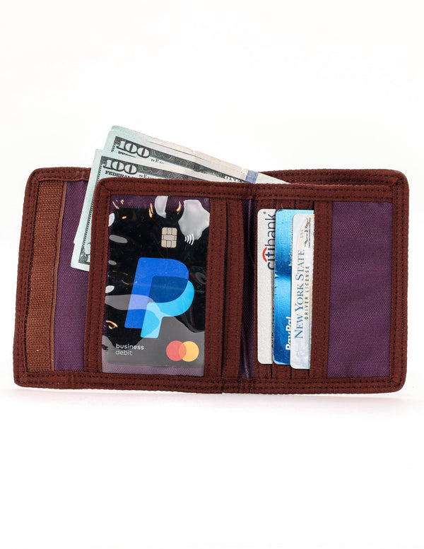 Cute 80s Wallet | Retro Bifold RFID Recycled | Groovy