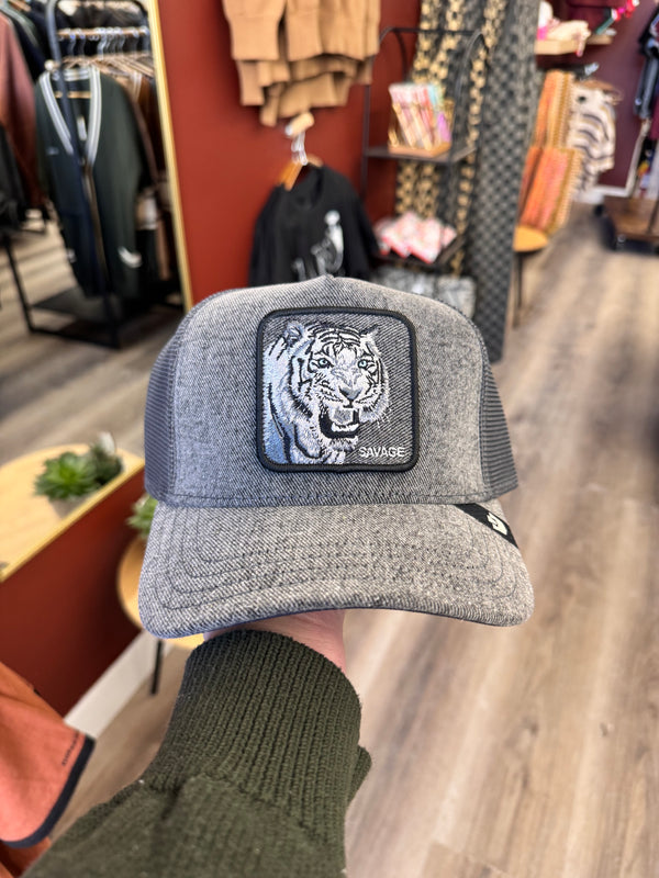 Goorin Bros - Savage White Tiger Mesh back - Grey