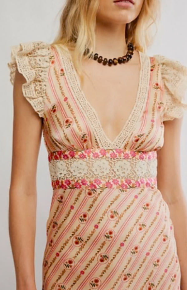 Free People -Bali Belle Midi Dress