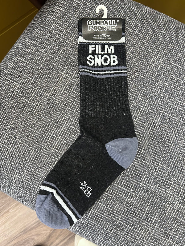 Film Snob Gym Crew Socks
