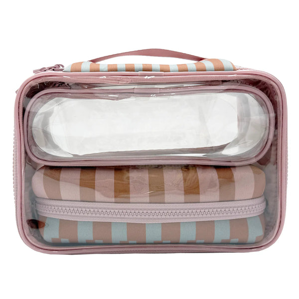 MYTAGALONGS NEOPRENE SET OF 3 NESTED POUCHES