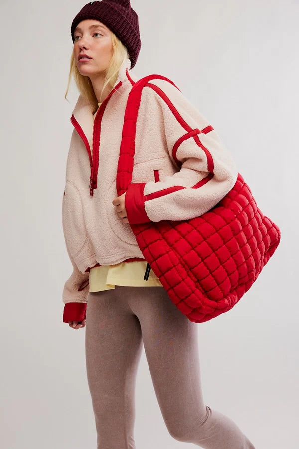 Free People - Mountain High Half-Zip Fleece - Ballet Slipper