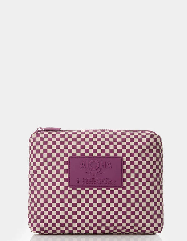 Aloha Small Size Pouch - Tiny Check