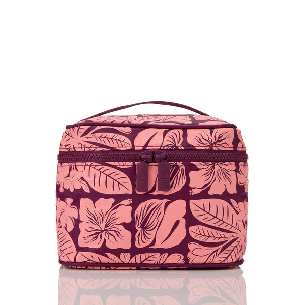 Aloha Cabin Crew Cosmetic Bag -  Punahele - Tropical On Plum