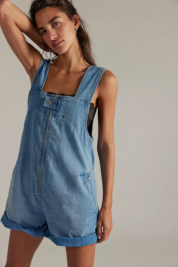 We The Free Jude Shortalls - Light Indigo