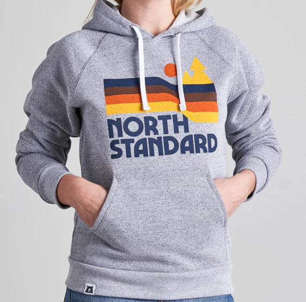 North Standard Waves Hoodie - Ash Grey - Unisex