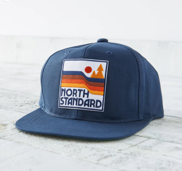 North Standard - Youth / Kids Navy Waves Snapback Hat