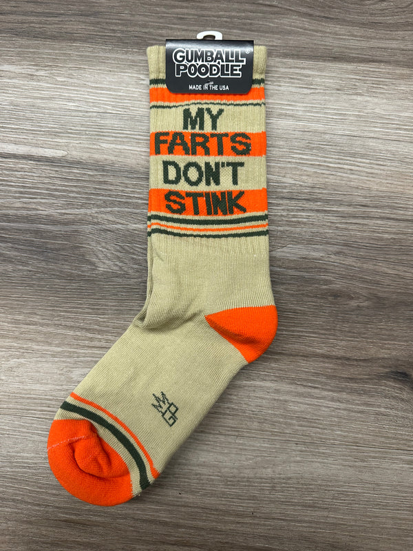 My Farts Don't Stink Gym Crew Socks