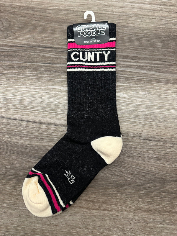 Cunty Gym Crew Socks