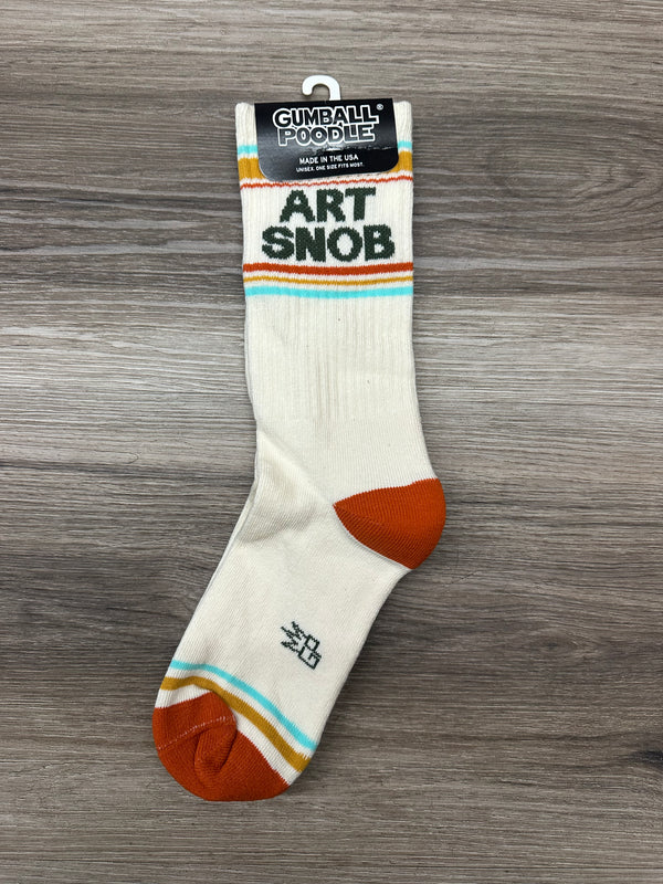 Art Snob Gym Crew Socks