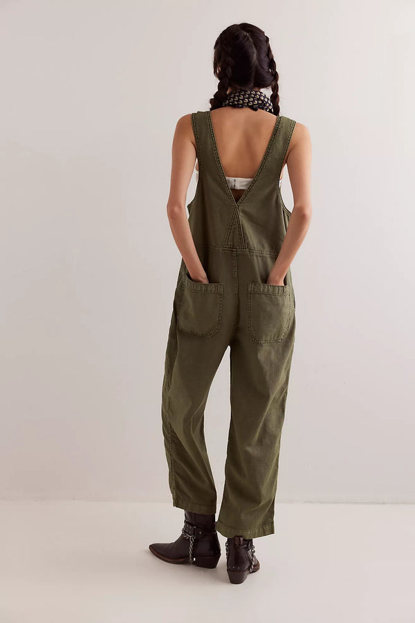 Jude One Piece Overalls - Verdant Green