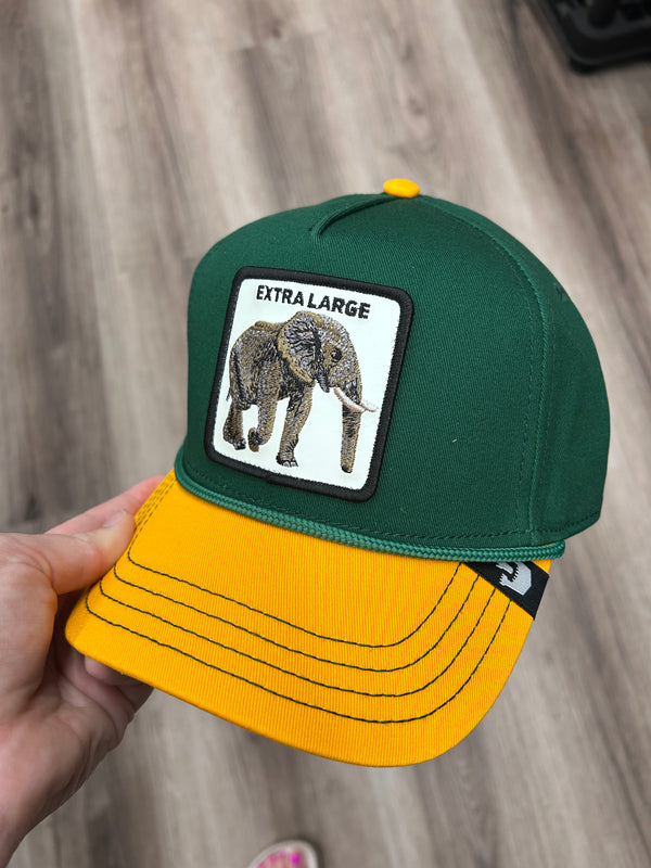 Goorin Bros - Extra Large- Green Hat - Yellow brim