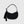 Load image into Gallery viewer, Small Crescent Nylon Bag - Black

