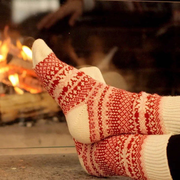 Nordic Wools Cozy Socks Asenka Cherry