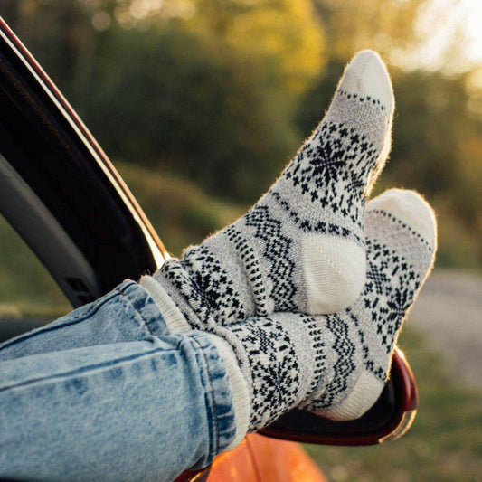 Nordic Wools Cozy Socks Asenka Creme