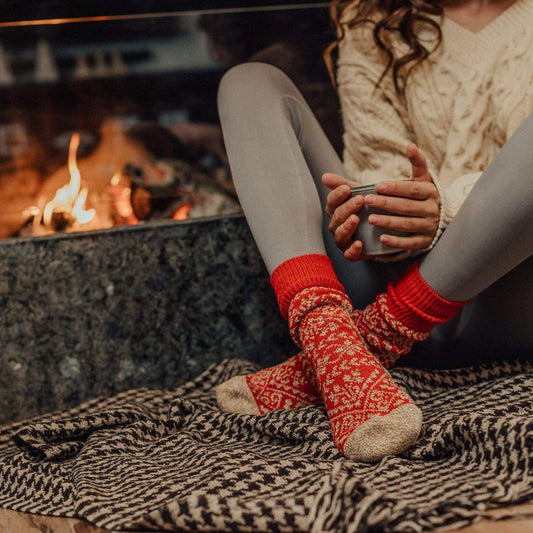 Nordic Wools Cozy Socks Zelta Amber