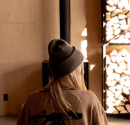 Cabin Beanie - 48% Cashmere - Olive Green