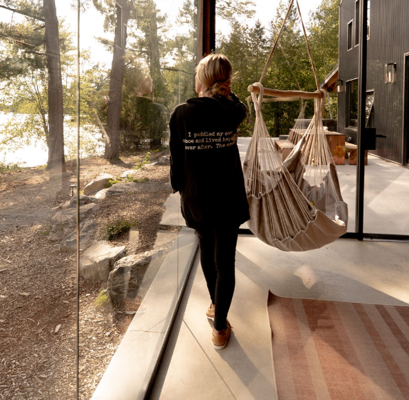 Unisex Lightweight 1/4 Zip -Mineral Wash - I paddled my own canoe