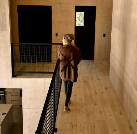 Dockside Knit Cardi - Walnut & Black
