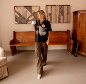 Mineral Vintage Wash - Wolf - Festival Tee