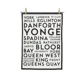 Toronto Streets Cloth Dishtowel