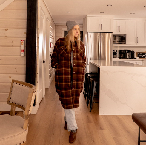 The Lake Shacket - Kabin - Burgundy Brown