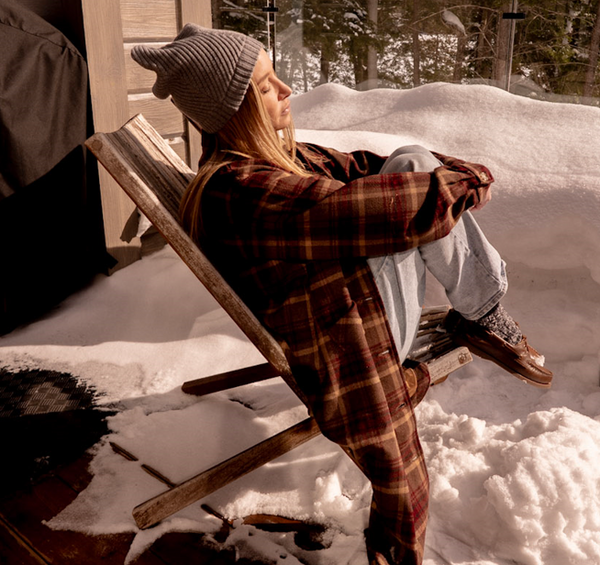 The Lake Shacket - Kabin - Burgundy Brown