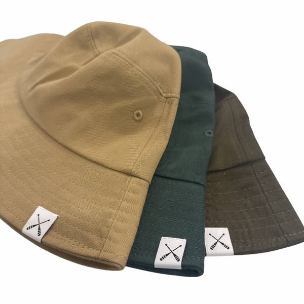 Denim Wide Brim Bucket Hat