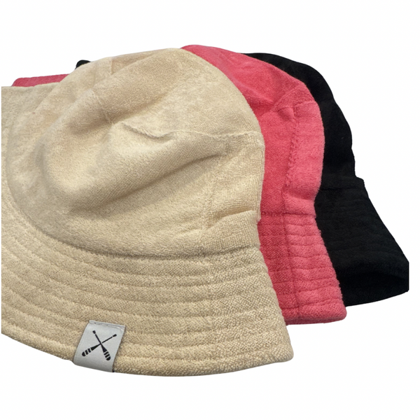 Towel Terry Wide Brim Bucket Hat