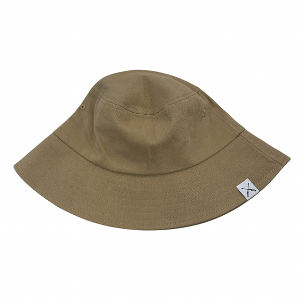 Denim Wide Brim Bucket Hat