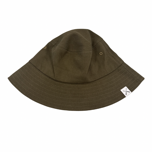 Denim Wide Brim Bucket Hat