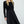 Load image into Gallery viewer, Midi Dress - Knit top &amp; satin bottom - Black
