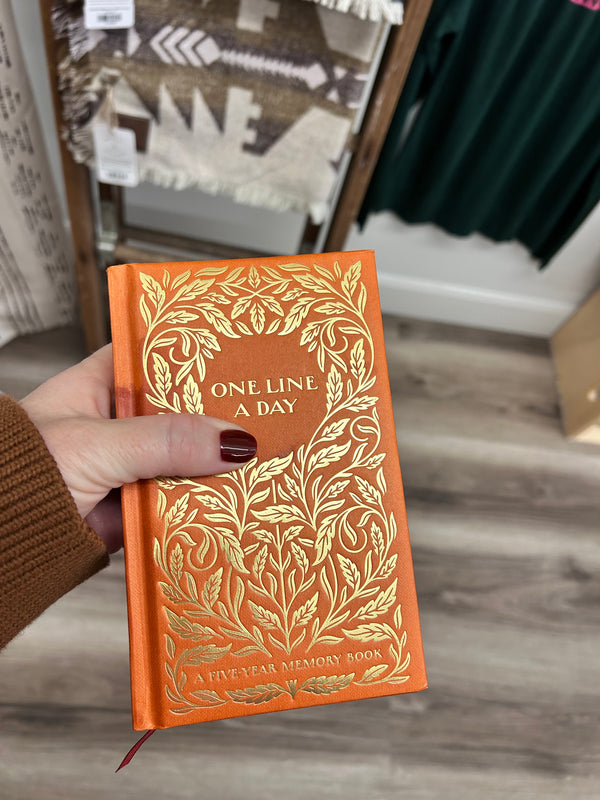 One Line A Day Journal (Orange)