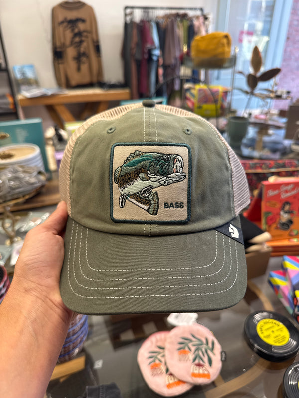 Goorin Bros - Base Papa Cap - Olive & Taupe Dad Hat - Meshback