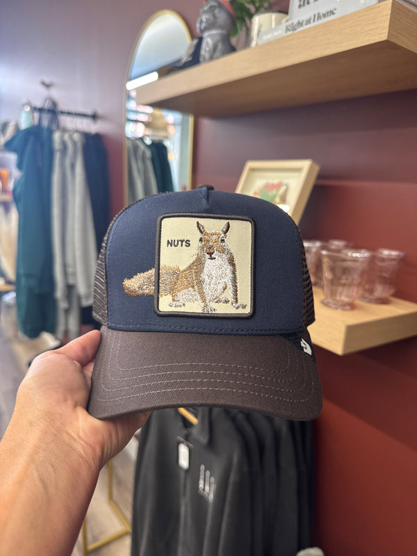 Goorin Bros - Nuts Squirrel- Mesh back - Navy & Brown