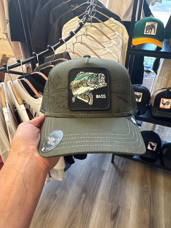 Goorin Bros - Low Profile - Bass - Mesh back -Olive Green